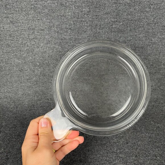 PYREX Vintage P-240-C Replacement Clear Glass Tab Lid Lid Only - Picture 2 of 4